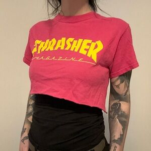 Cropped Thrasher Tshirt